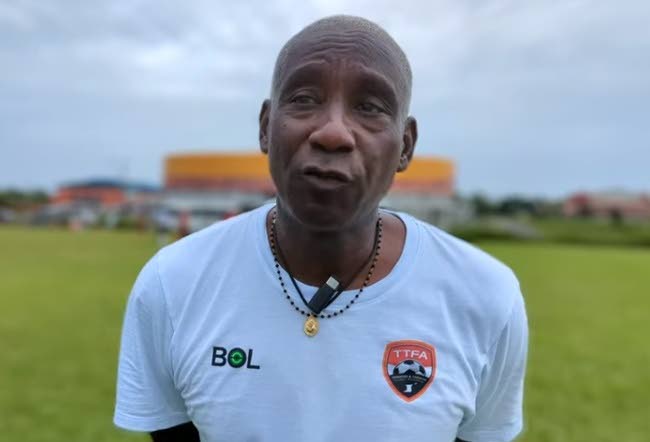 TT U-14 girls coach Marlon Charles - 