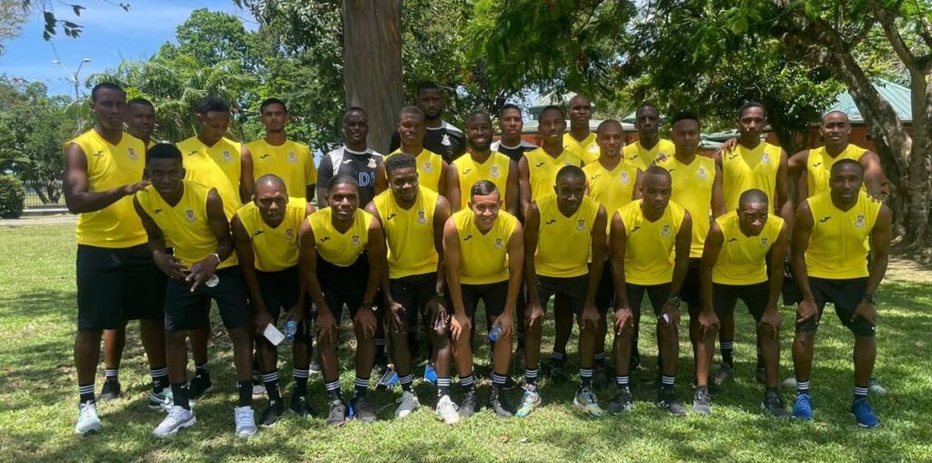 Defence Force players ready for battle in the Concacaf Caribbean Cup. Photo courtesy TT Defence Force  - 