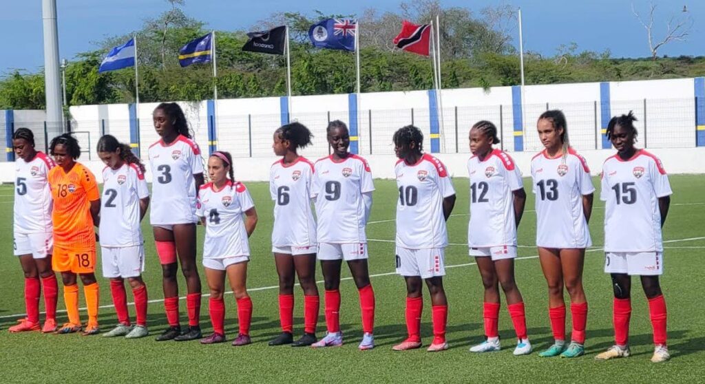 Trinidad and Tobago under-17 women's team. - 