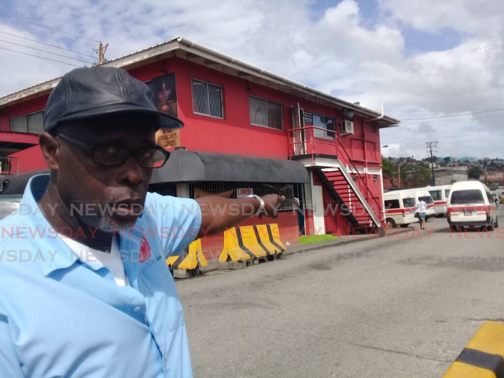 Linus Phillip, TT Maxi Taxi Drivers' Association Linus Phillip, at the City Gate hub in 2018. File photo - 