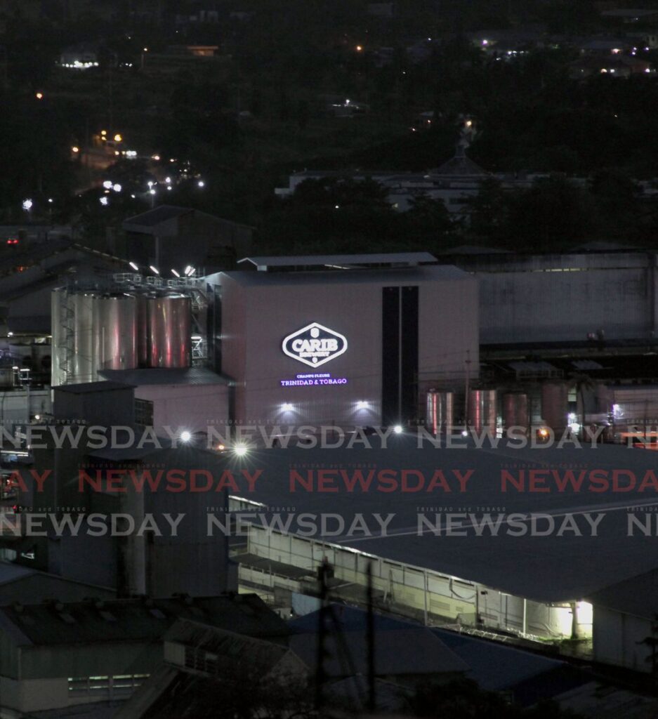 A view of the Carib Brewery Limited from the hilltop on Upper Mendez Drive in St Joseph.Thursday, November 12, 2021.