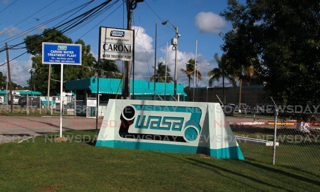 WASA Caroni water treatment plant. - File photo