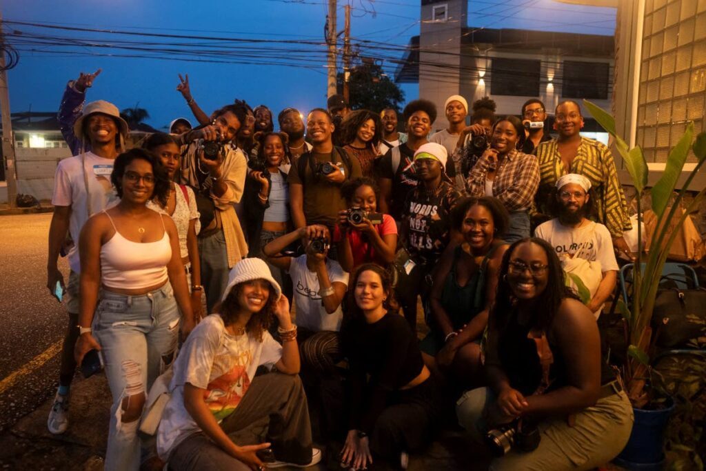 Participants wind down on Ariapita Avenue, following the walk-and-shoot, hosted by photographers Corri Latapy and Haydn Gonzalez, the latter of whom took this image.  - Haydn Gonzalez