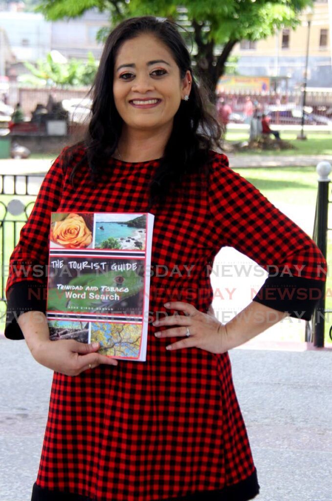First-time author Asha Biroo-Sankar had an early love for puzzles and word searches.