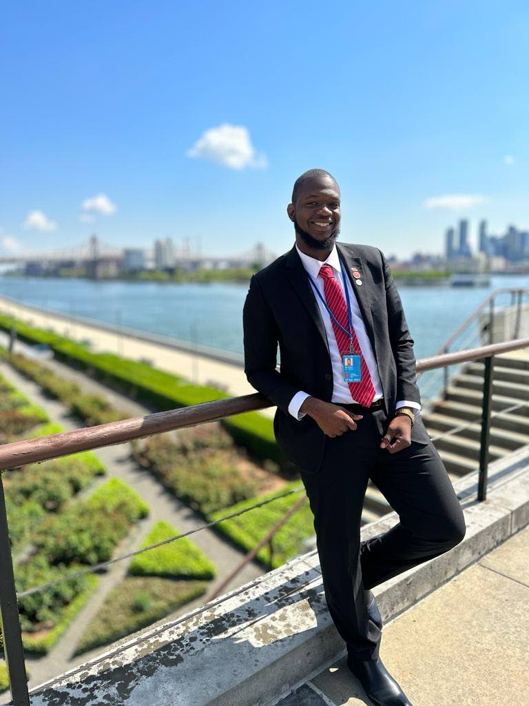 President of the Tobago Youth Council Dayreon Mitchell designs digital maps using geospatial data and analyses spatial and non-spatial information. - 