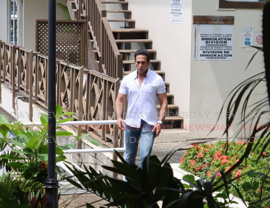 Minister of Local Government and Rural Development, Faris Al Rawi pictured at Crews Inn, Chaguaramas on the first day of the planned retreat called by the prime minister for Government ministers. - Photo by Roger Jacob