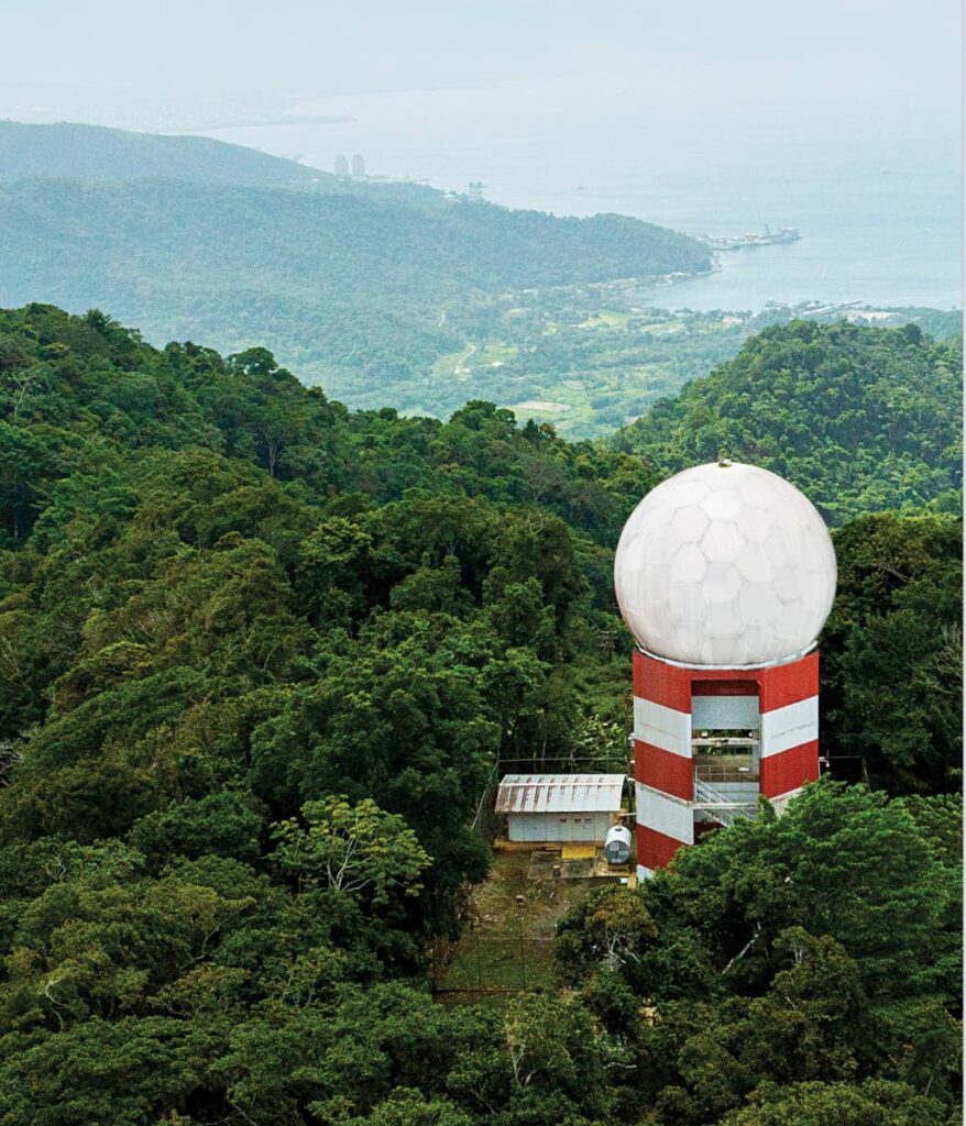TTCAA's radar installation at Morne Catherine Chaguaramas. Photo courtesy Ramesh Lutchmedial  - 