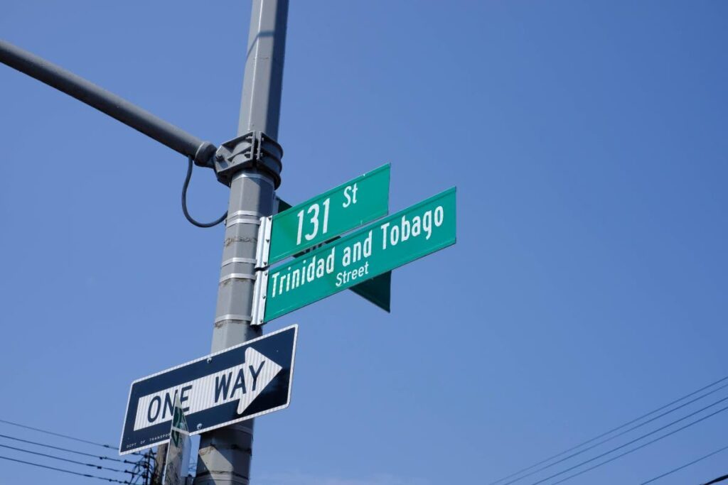 131st Street/Trinidad and Tobago Street in Queen's, New York, US.  - Photo courtesy Andre Laveau 