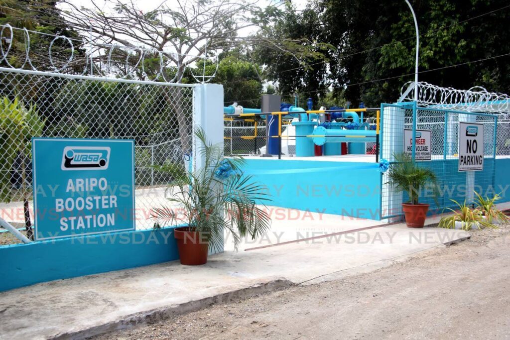WASA's Aripo booster station. FILE PHOTO - 