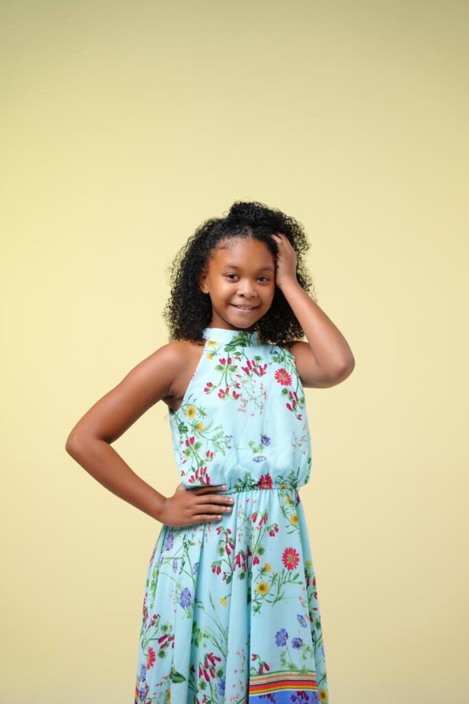 Sophia Hinkson has plans to become a fashion designer some day. - 