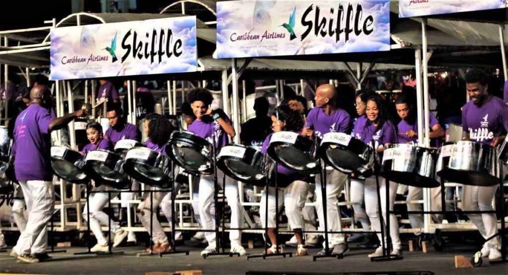 The Steel Band Story explored various panyards, including a long interview with former mayor of San Fernando Junia Regrello at Skiffle Bunch panyard. - 