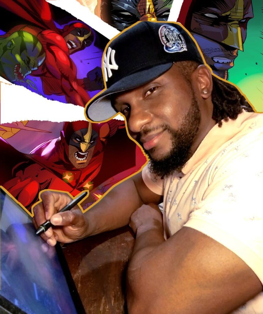 Self-taught artist and writer Nigel Carrington has produced over 40 comic books and graphic novels. - 