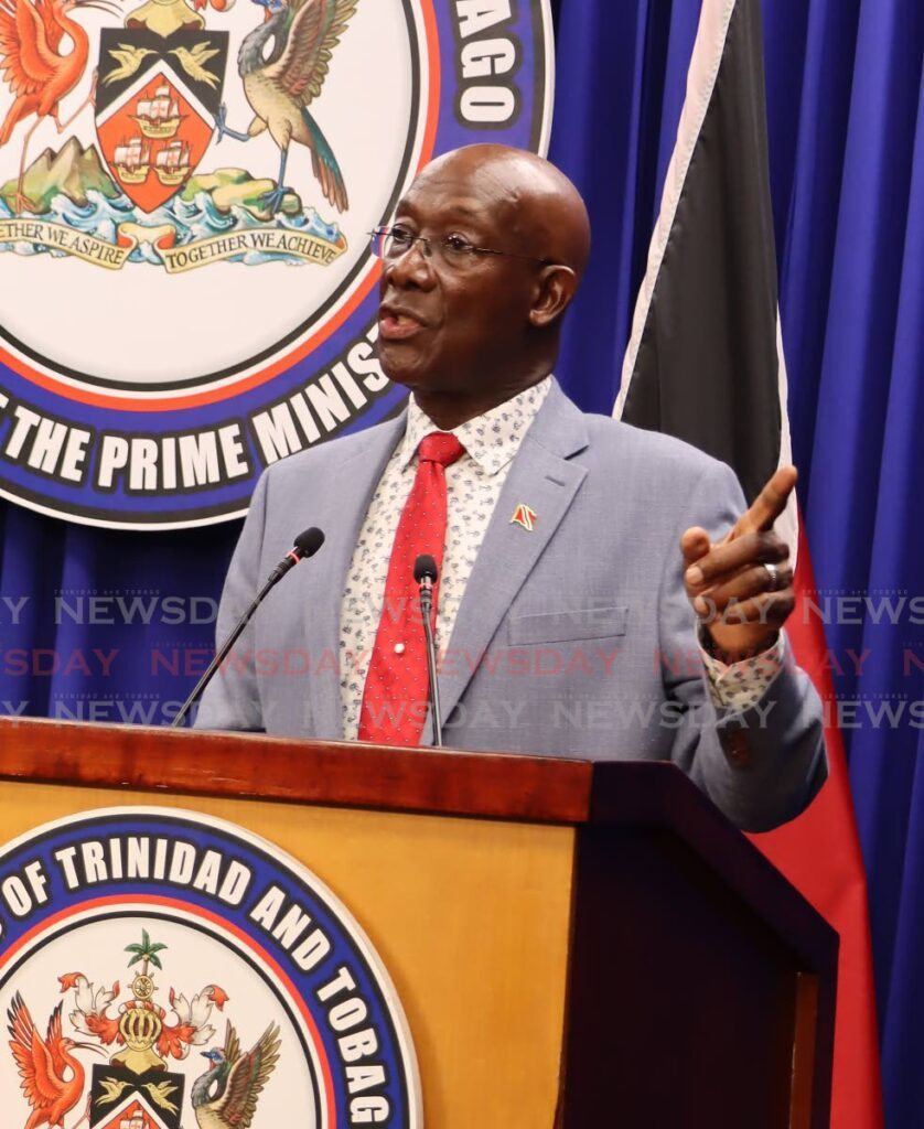 Prime Minister Dr Rowley - Photo by Roger Jacob