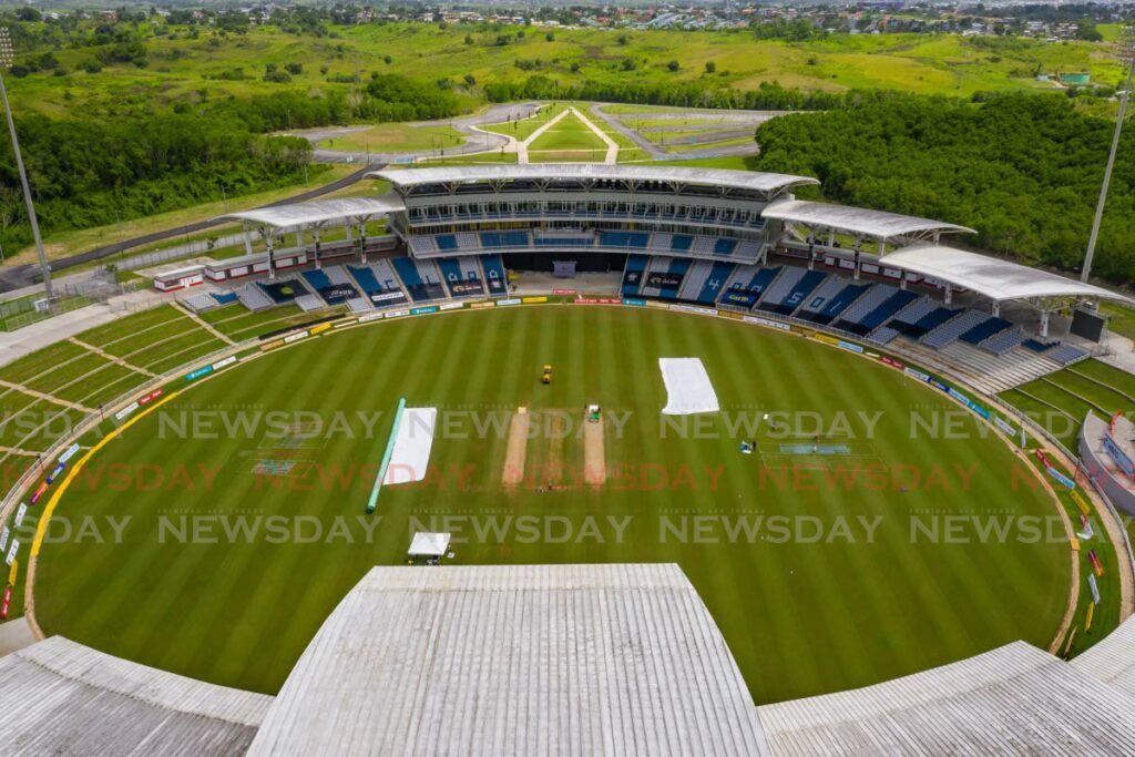An aerial view of the Brian Lara Cricket Academy. - Photo by Jeff Mayers