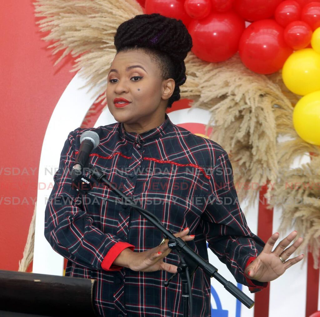 File photo of Education Minister Nyan Gadsby-Dolly. - Photo by Angelo Marcelle