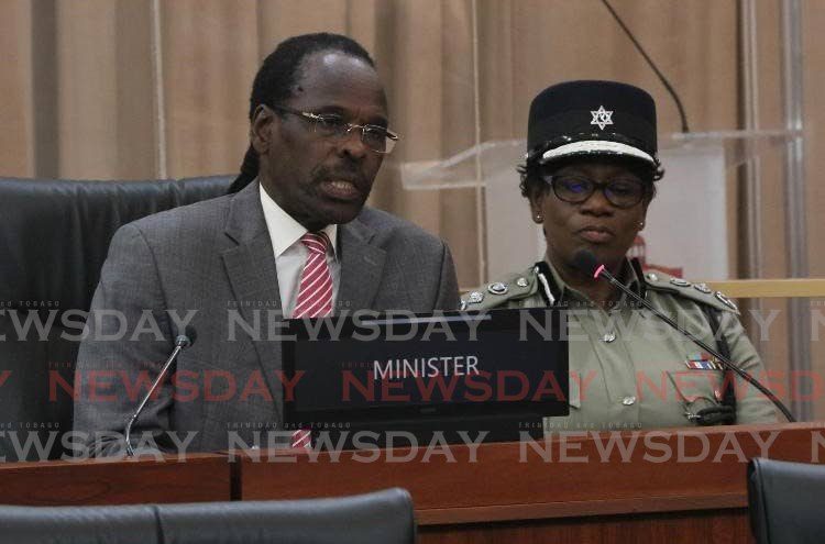 National Security Minister Fitzgerald Hinds. FILE PHOTO - Off of the Parliament 