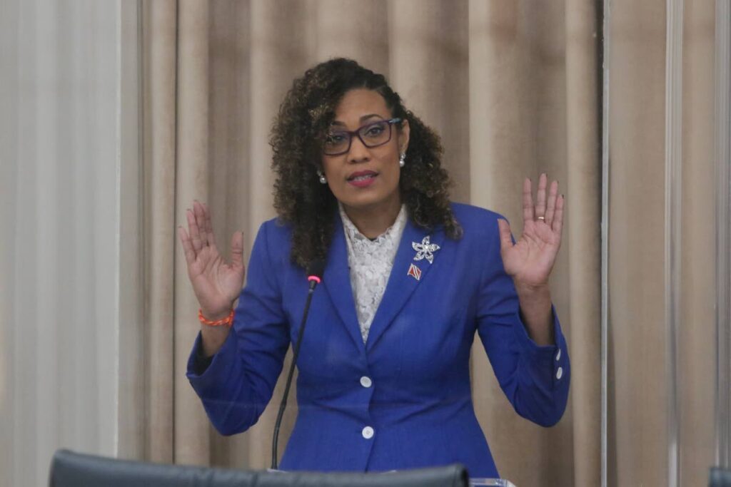 St Augustine 
MP Khadijah Ameen -  Photo courtesy Office of the Parliament