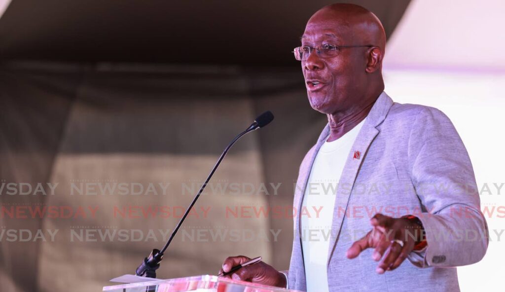 Prime Minister Dr Keith Rowley  -  