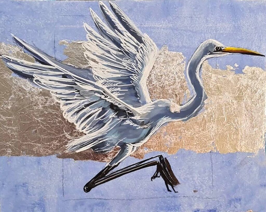 Egret in Flight - Samantha Joseph - 