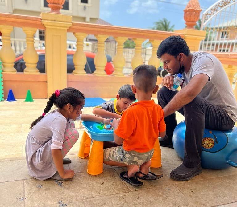  Let's teach our children, from a very young age, to interact with each other. -  Courtesy - Rahul's Clubhouse