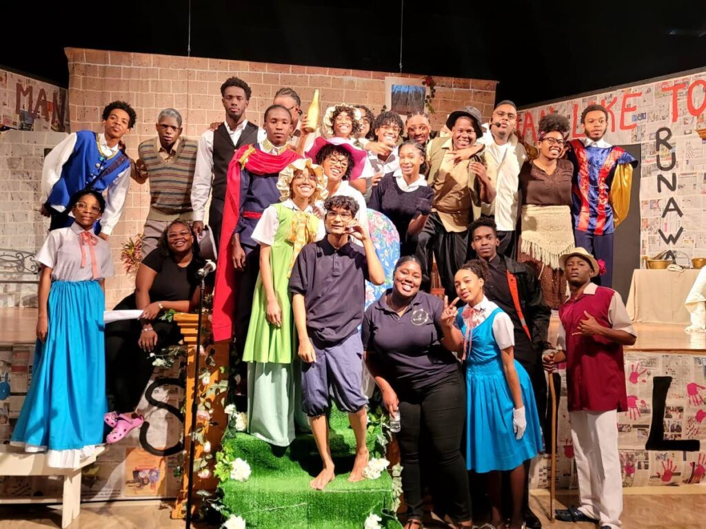 Bishop Anstey High School East and Trinity College East (BATCE) students during a performance of the Taming of the Shrew by William Shakespeare put on by the  school in March. - 