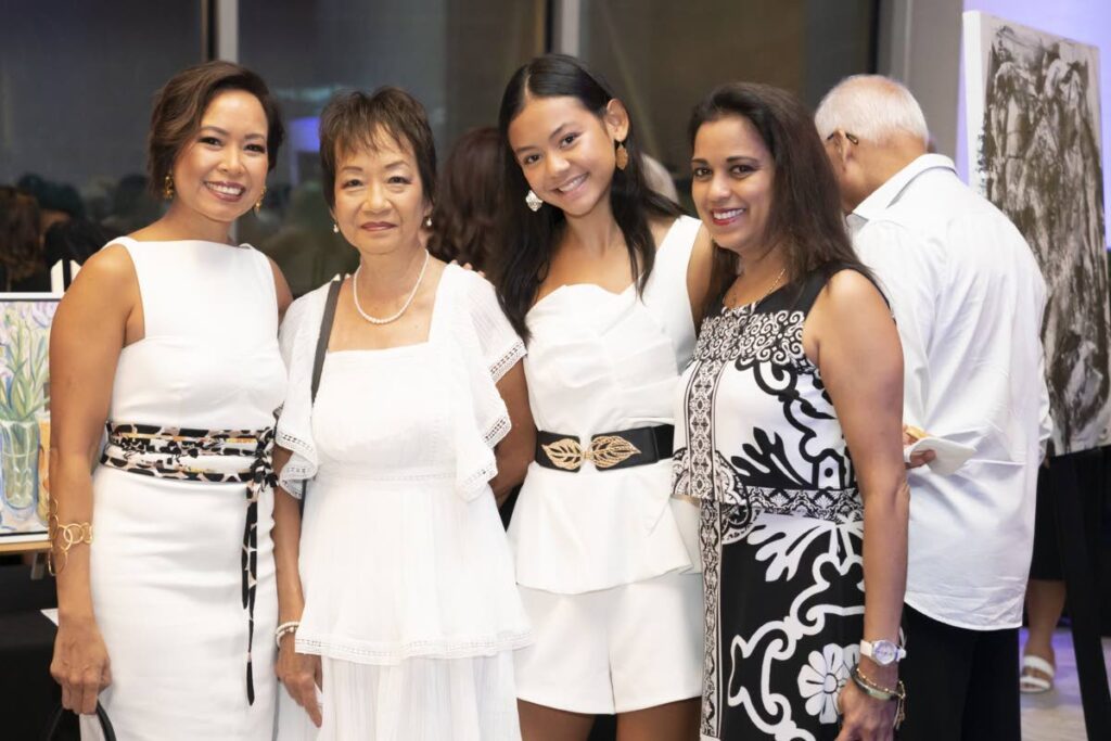 Lisa Mitchell, left, Betty Fung, Sophia Mitchell, and Shakti Rampersad. - 