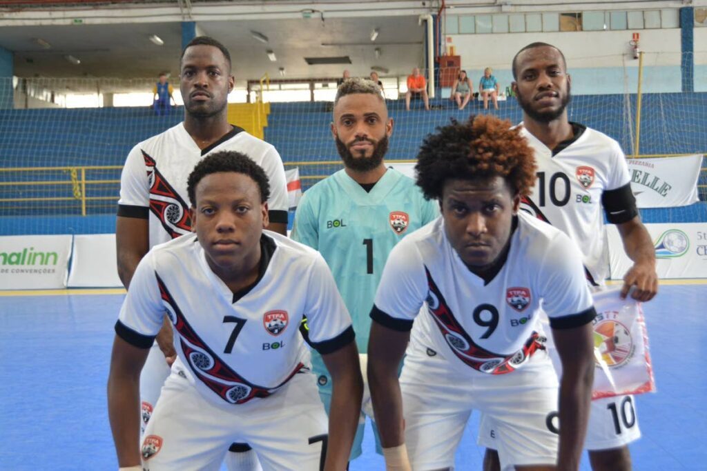 Trinidad and Tobago's senior men's deaf futsal team.  - Photo courtesy Akil Pegus 
