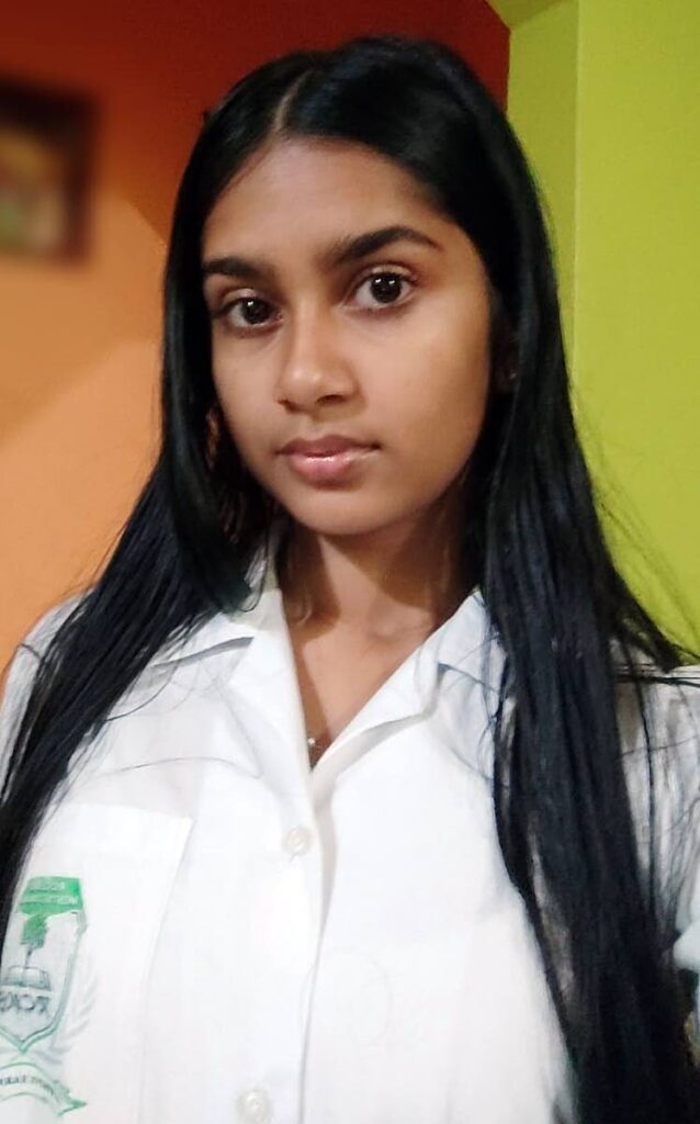 Deanna Beepath from Rio Claro West Secondary School was awarded the most outstanding performance in Visual Arts 3D in this year's CSEC exams. - 