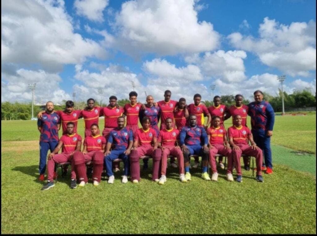 The WI U19 team at the National Cricket Centre in Couva after taking part in a two-week developmental camp.  - 