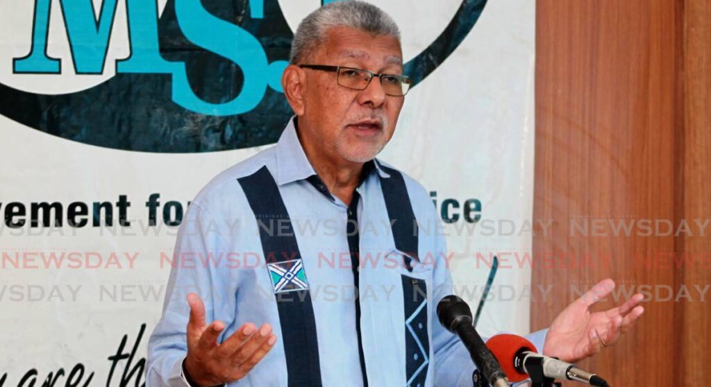 Movement for Social Justice (MSJ) leader David Abdulah. - File photo by Roger Jacob