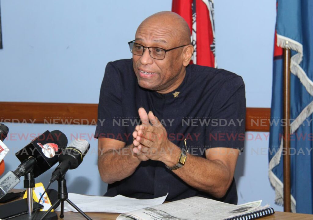 President general of the OWTU Ancel Roget - File photo by Ayanna Kinsale