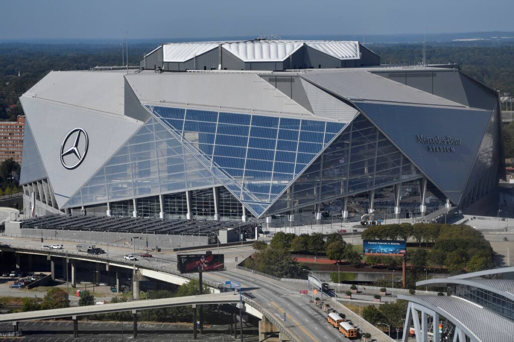 Mercedes-Benz Stadium in Atlanta will host the opening game and South Florida's Hard Rock Stadium gets the final when Copa América returns to the United States in 2024. - AP PHOTO