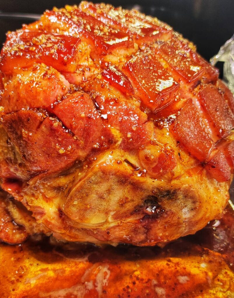 Teri’s Food Therapy’s brown sugar glazed ham. Photo courtesy Terissa Skinner Ballantyne. - 
