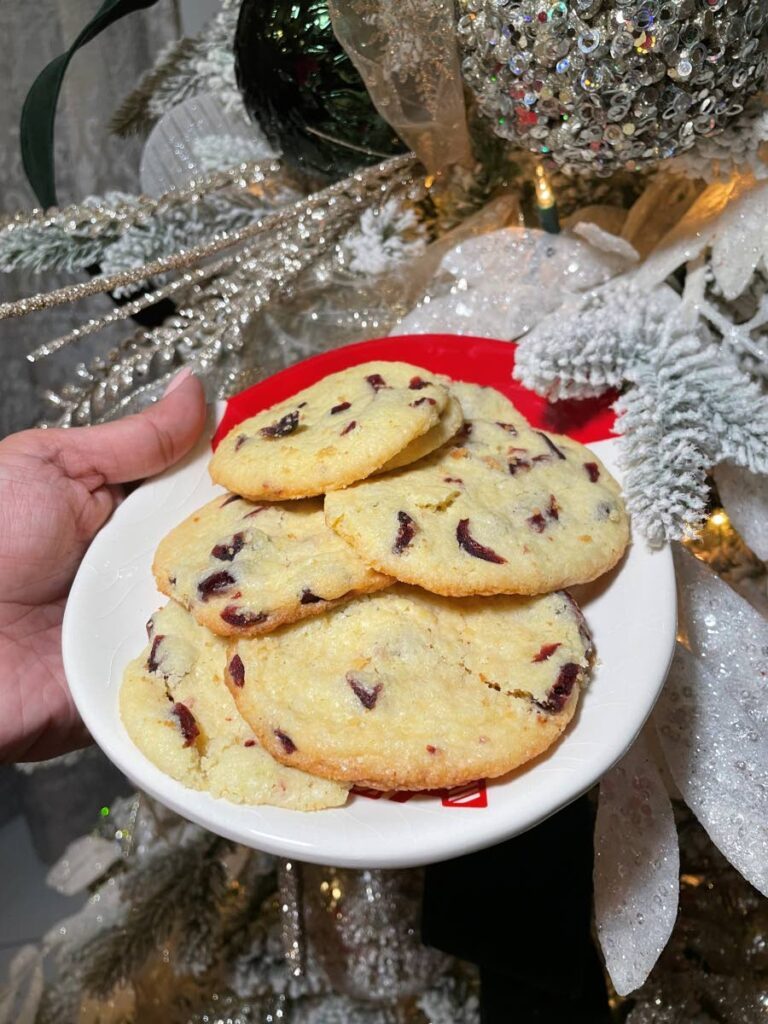 Happily Ever Eating’s Cranberry Christmas Cookies by Chanel Chunu. - Photo courtesy Chanel Chunu 