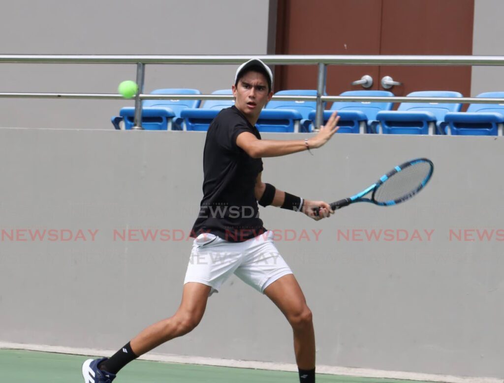 Tennis player Kale Dalla Costa competes at the RBC Junior Tennis Tournament. -  File photo by Roger Jacob