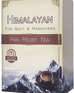 A package of Himalayan pain relief tea.  - 