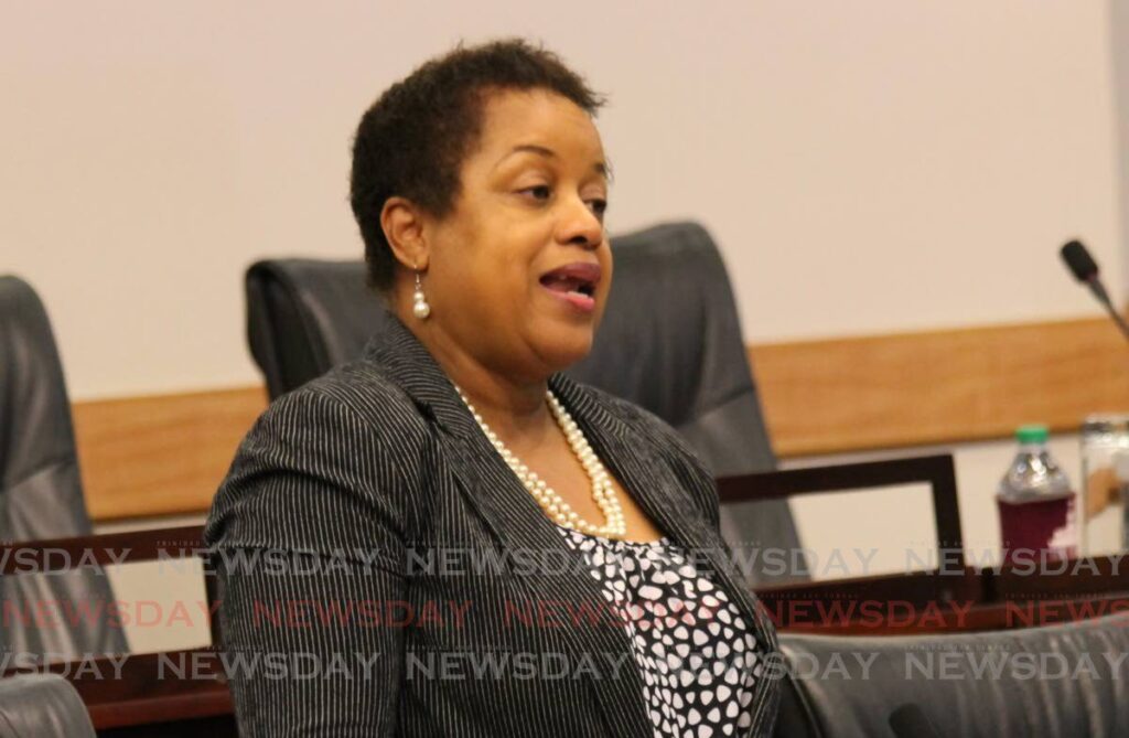 Allyson West, Minister of Public Administration. - File photo