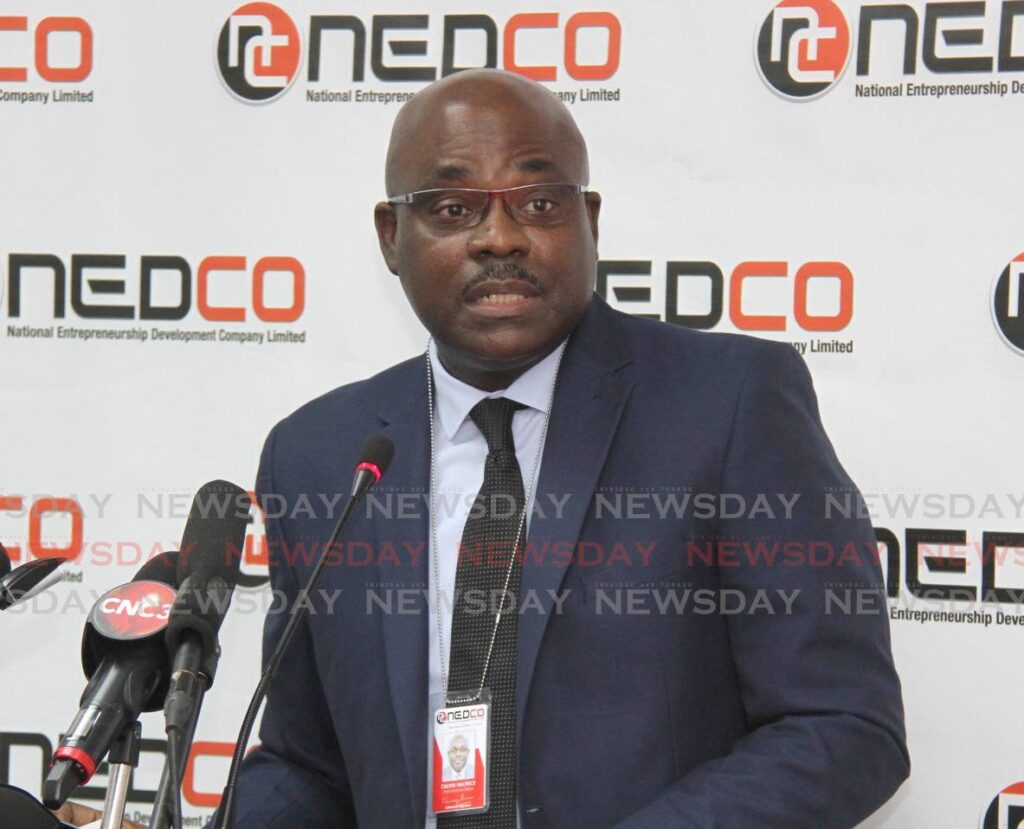 Nedco CEO Calvin Maurice - File photo by Angelo Marcelle