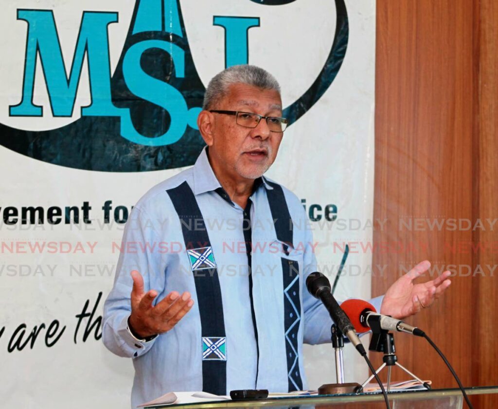 Movement for Social Justice (MSJ) leader David Abdulah - File photo by Roger Jacob