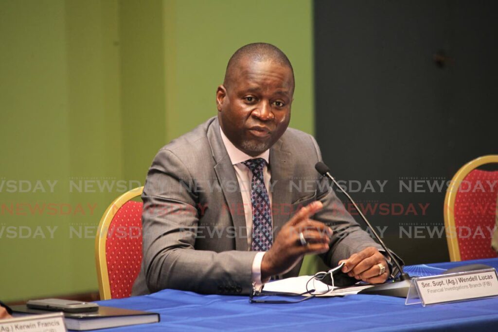 ACP Wendell Lucas during a media conference in 2022. Lucas is one of three officers nominated to be appointed as a deputy police commissioner. - File photo/Roger Jacob