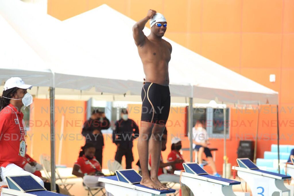 Trinidad and Tobago swimmer Aqeel Joseph. - Lincoln Holder