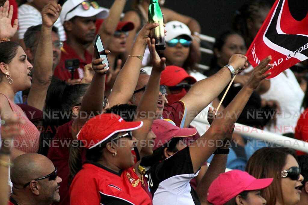 West Indies supporters during a T20 cricket match. - File photo by Ayanna Kinsale