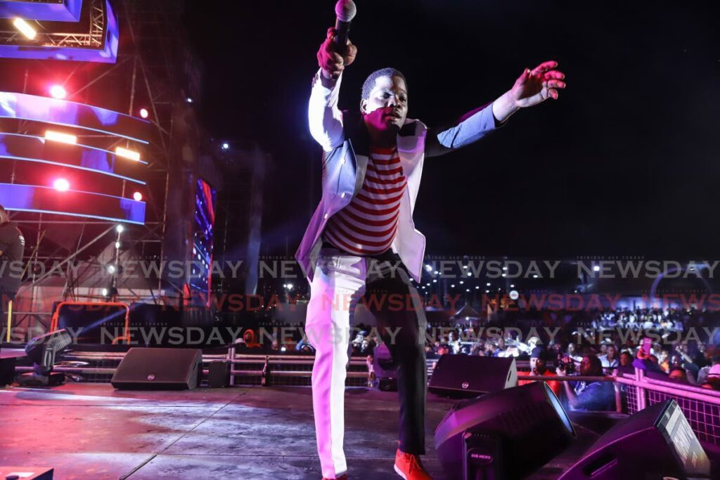 Trinidad Killa performs at the LIFE concert, at the Queen's Park Savannah, Port of Spain. - Photo by Jeff K Mayers