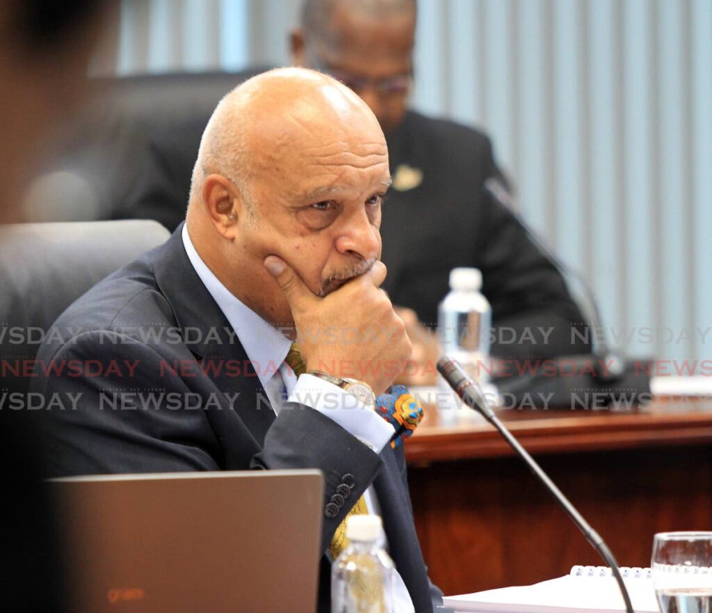 Chairman of the Commission of Enquiry into Paria diving tragedy Jerome Lynch.  - 