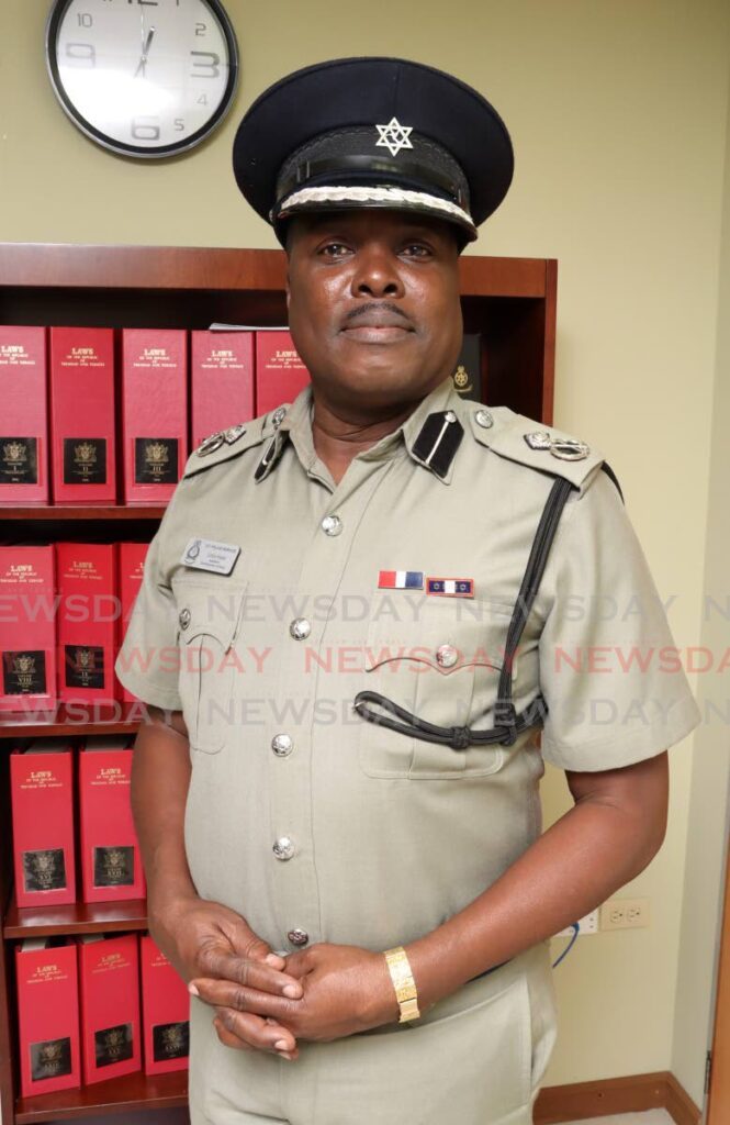 ACP Collis Hazel, head of the Tobago divison. Photo by Roger Jacob