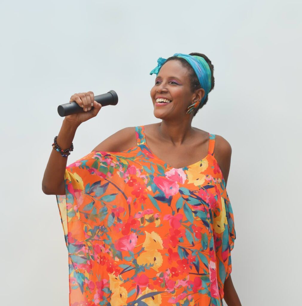 Singer, songwriter and poet Gillian Moore is the calypsonian Fire Tender. Photos courtesy Doh Blink Animation. - 
