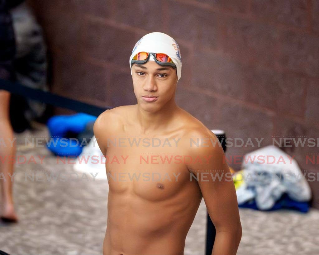 US-based TT swimmer Liam Carrington set six new national junior records in 2023.  - File photo