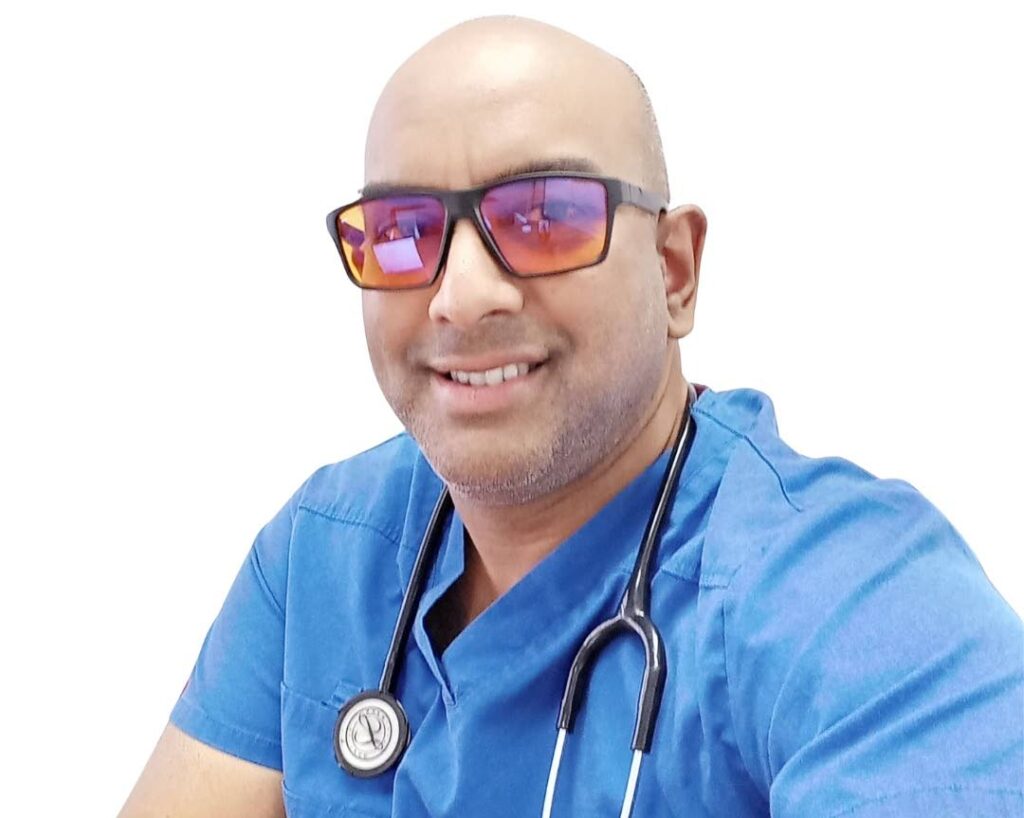 Dr Navi Muradali, a dental surgeon and doctor. - 