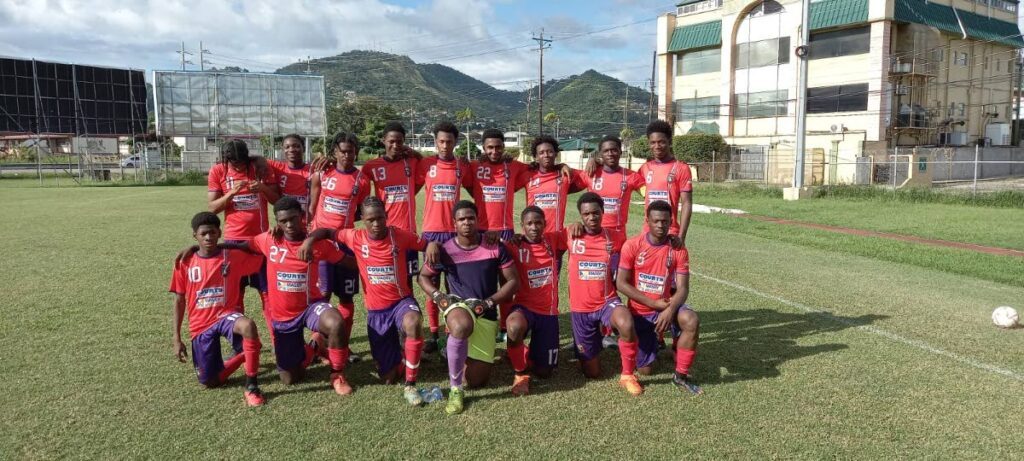 Caledonia ahead of their NLCL under-19 community cup game against QPCC on January 14.  - Photo courtesy Kevon Nancoo/NLCL