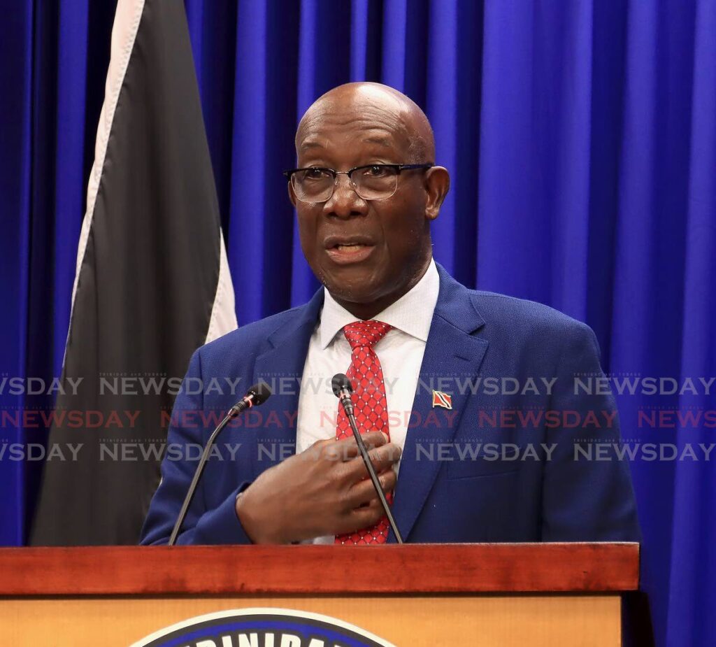 Prime Minister Dr Keith Rowley   - File photo